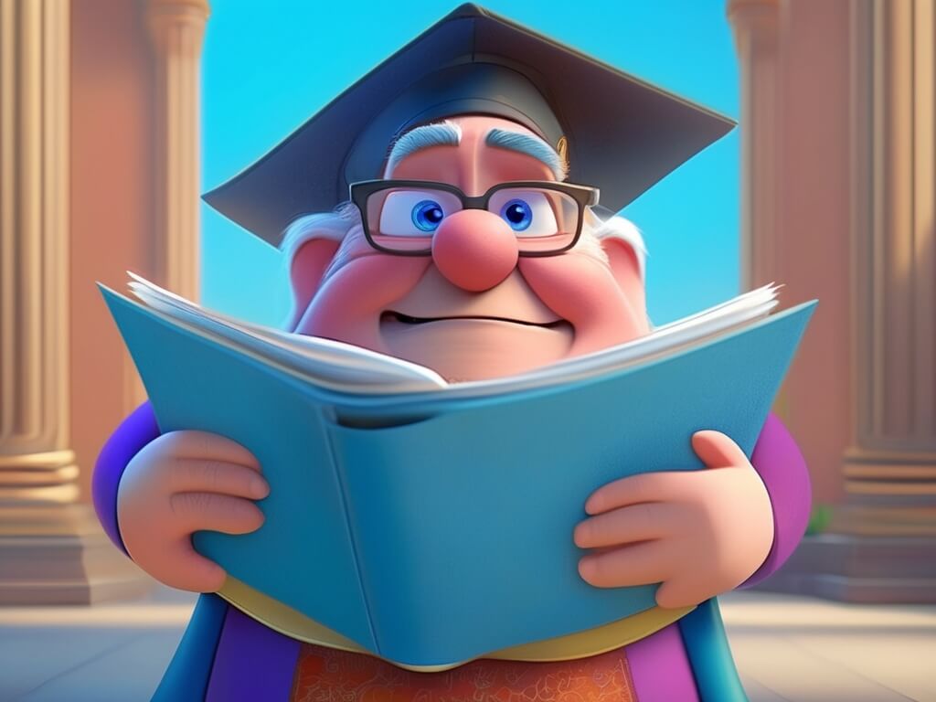 Maður heldur á skjali