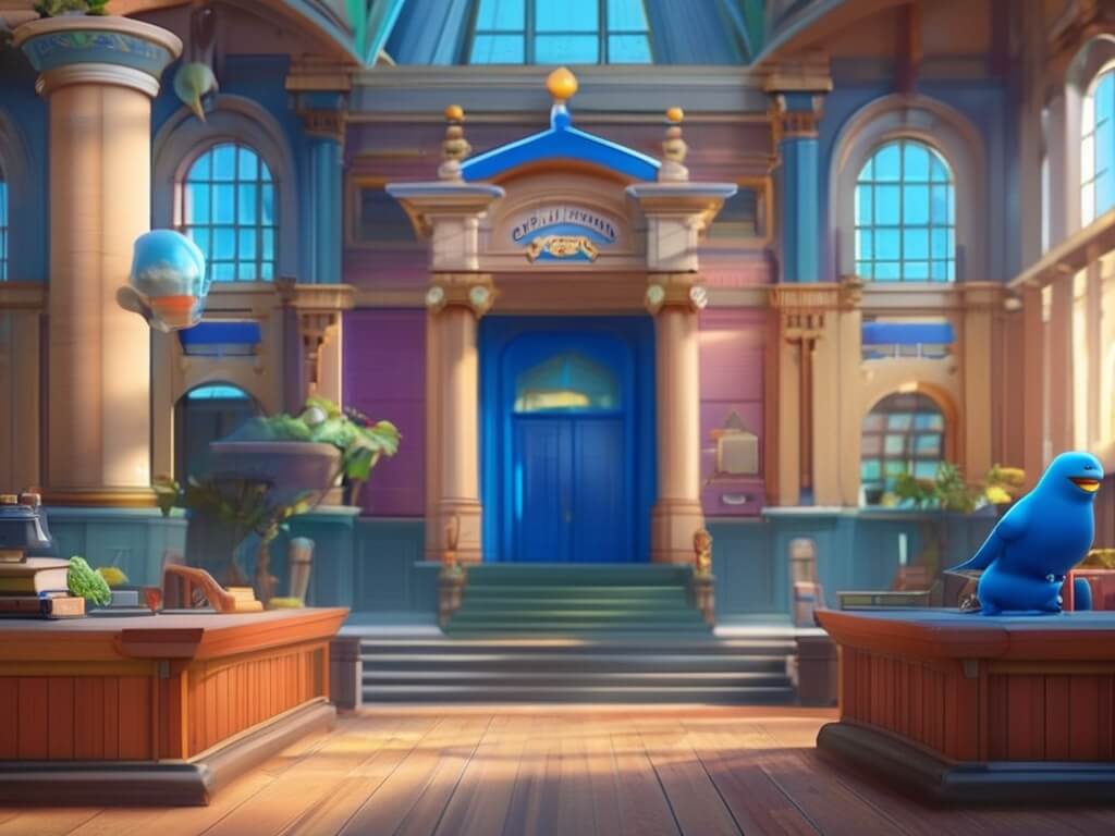 Opinber bygging að innan